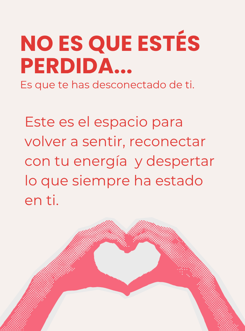 No es que estés perdida